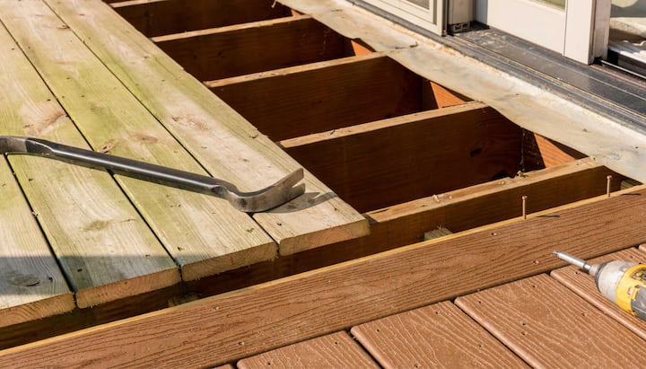 A professional deck repair service in Augusta, providing thorough inspections and maintenance to ensure the safety and durability of the structure